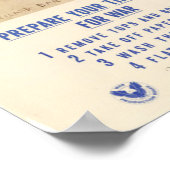 WWII 救の缶 ポスター (角)