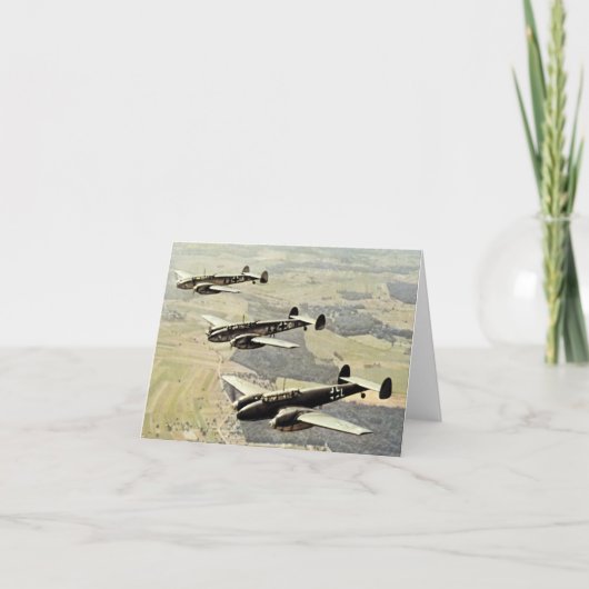 WWII 3 Messerschmitt ME-110 カード (正面)