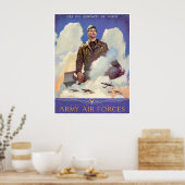 WWII Army Airforces Enlistment ポスター (キッチン)