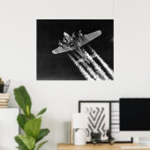 WWII B-17機内 ポスター (ホームオフィス)