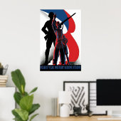 WWII Czechoslovak Propaganda Poster Czechoslovaks ポスター (ホームオフィス)