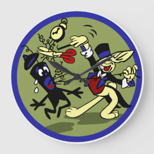 WWII EODウサギ ラージ壁時計