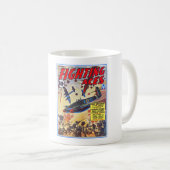 WWII ERA FIGHTING ACES PULP MAG COVER コーヒーマグカップ (正面右)