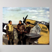 WWII German ME-109 Pilots ポスター (正面)