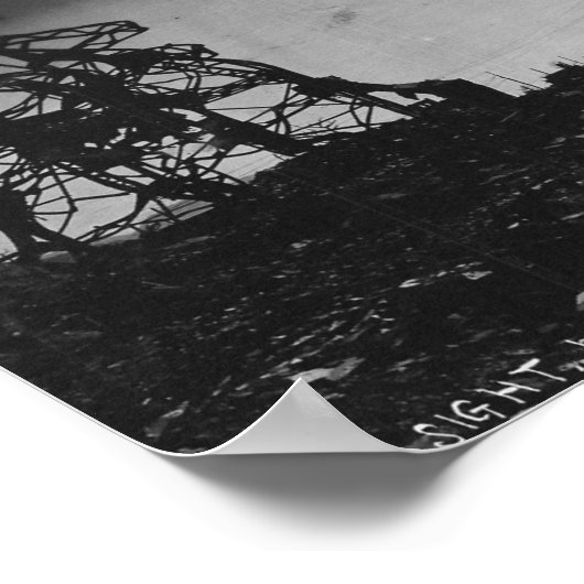 WWII Hiroshima After Atomic Bomb ポスター (角)