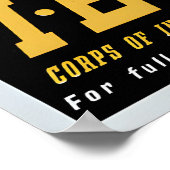 WWII India Recruitment Poster Corps of Electrical ポスター (角)