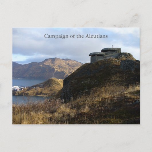 WWII Lookout Bunker（ウナラスカアイランド） ポストカード (正面)