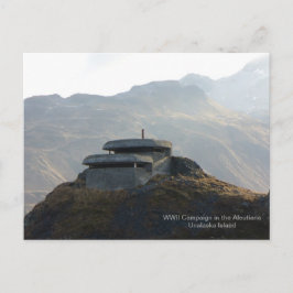 WWII Lookout Bunker on Unalaska Island ポストカード