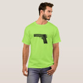 WWII M1911のピストル Tシャツ (正面フル)