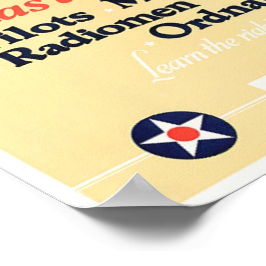 WWII Naval Aviation ポスター (角)