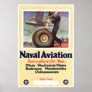 WWII Naval Aviation ポスター