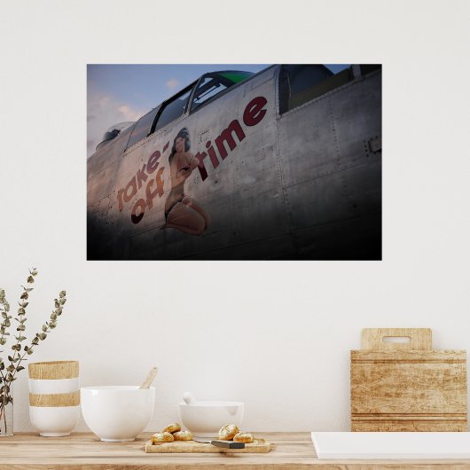 WWII Nose Art ポスター (キッチン)
