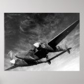 WWII P38稲妻 ポスター (正面)