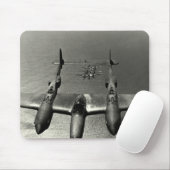 WWII P-38の稲妻 マウスパッド (マウス)