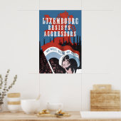 WWII Poster - Luxembourg Resists Aggressors ポスター (キッチン)