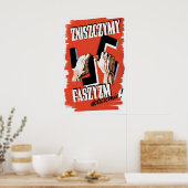 WWII Poster Poland We will fight fascism until its ポスター (キッチン)