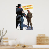WWII Propaganda Poster Loose Talk Can Cause This ポスター (キッチン)