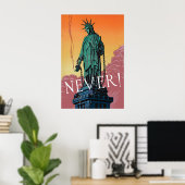 WWII Propaganda Poster Statue of Liberty ポスター (ホームオフィス)