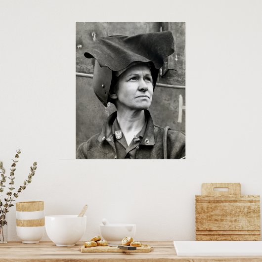 WWII Rosie the Riveter ポスター (キッチン)