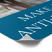 WWII Soldier with puppy MAAFA ポスター (角)