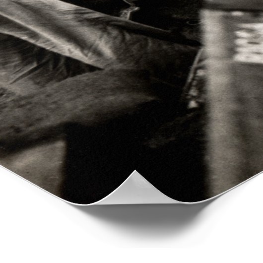 WWII US Marines on Iwo Jima ポスター (角)