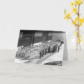 WWII: USSアッシュビルに乗る(PF-1) カード (黄色い花)