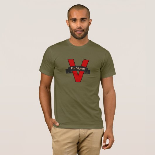 WWII vの勝利Tee Tシャツ (正面フル)