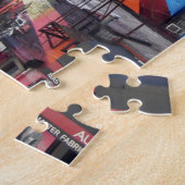 WWII V-Jデイキスセーラーナースアイコニック壁壁画 ジグソーパズル (側面)