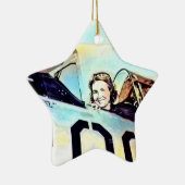 WWII Wasp Pilot Ornament セラミックオーナメント (右)