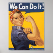 WWII “We Can Do It!” ポスター (正面)