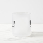 WWJBか。 イエス・キリストは何を醸造しますか。 フロストグラスマグカップ (中央)