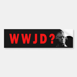 WWJDか。 バンパーステッカー
