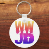 WWJDイエスが何をするのか キーホルダー (正面)