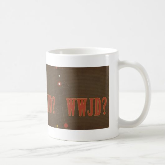 WWJDサビ文字 コーヒーマグカップ (右)