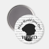 WWJDマグネット マグネット (正面/裏面)