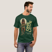 WWJDレゲエ・ビブラス、毎日イエス、ラスタ・ワン・ラブ Tシャツ (正面フル)