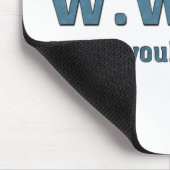 WWJD?イエスは何をするだろうか。 マウスパッド (コーナー)