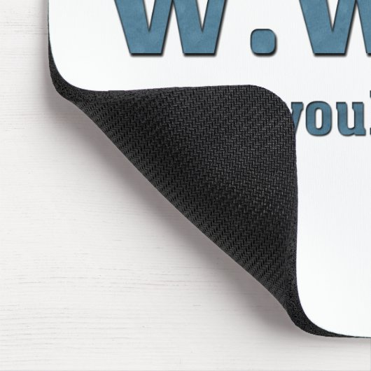 WWJD?イエスは何をするだろうか。 マウスパッド (コーナー)