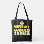 WWJD – イエスは何をするのか?トートバッグ トートバッグ (裏面)
