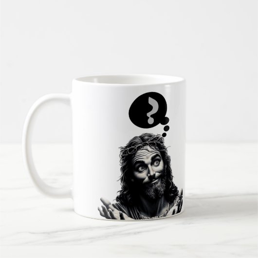 WWJD コーヒーマグカップ (左)