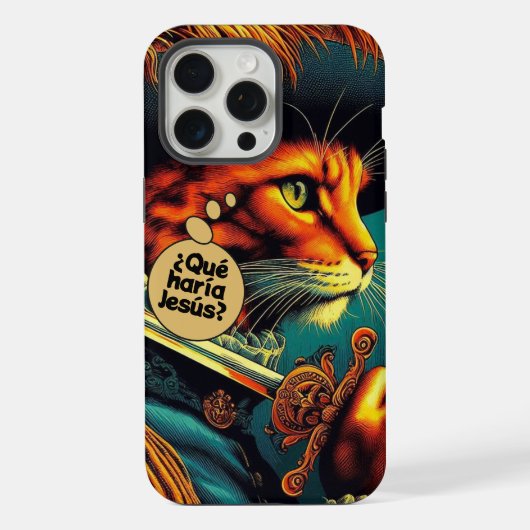 WWJD ピンバッジ iPhoneケース (裏面)