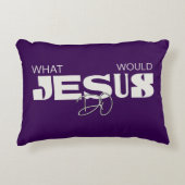 WWJD Accent Pillow – Bold Abstract Design アクセントクッション (正面)
