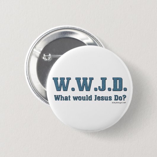 WWJD?Buttons 缶バッジ (正面&裏面)