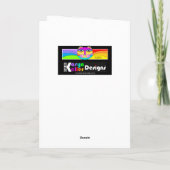 WWJD / Go and Do Meore カラフル Greeting Card カード (裏面)