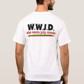 WWJD Tシャツ (裏面)