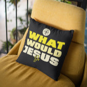 WWJD – What Would Jesus Do? Throw Pillow クッション