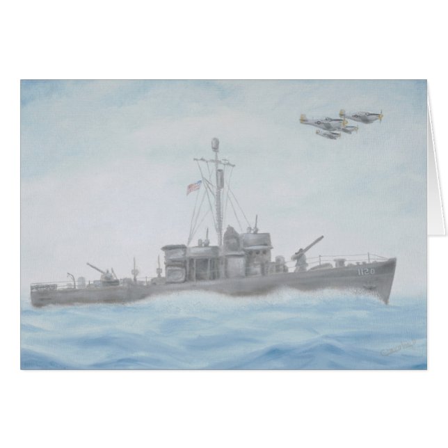 WWllの船カード (正面横)