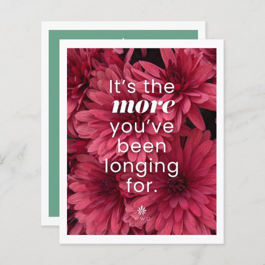 WWP招待状カード(大) (正面/裏面)