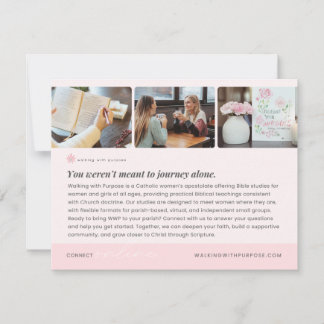 WWP Connect/Start a Groupポストカード セーブザデート