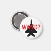 WWSD？小さな磁石 マグネット (正面/裏面)